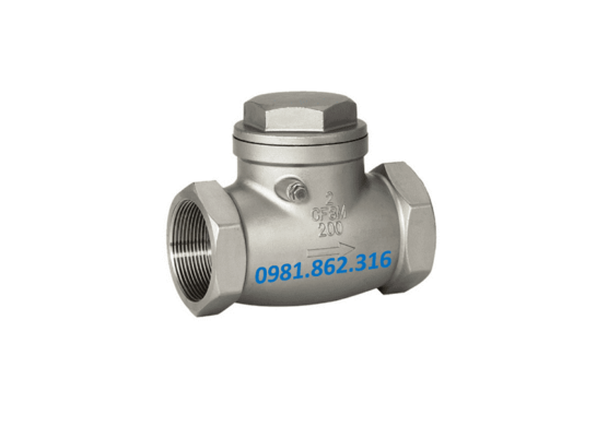 Van 1 chiều inox nối ren 1