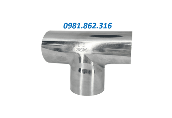 Tê vi sinh inox 316 3