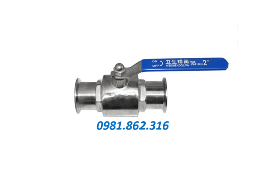 Van bi vi sinh nối clamp 5